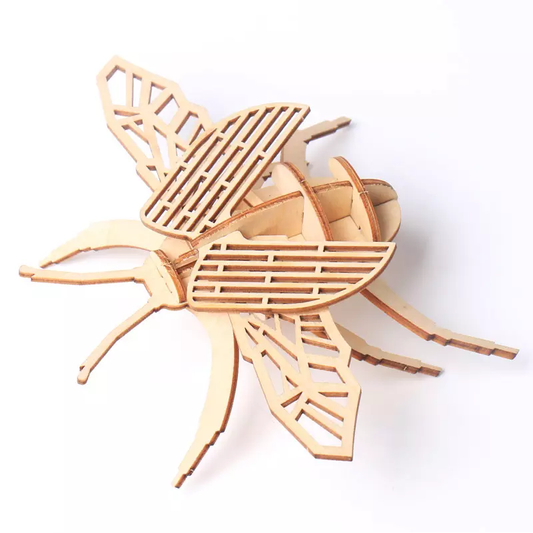 Wooden 3D Insect Puzzle - Cicada