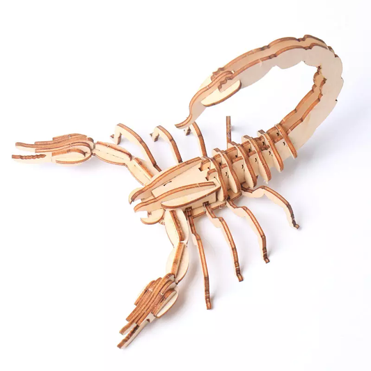 Wooden 3D Insect Puzzle - Scorpion